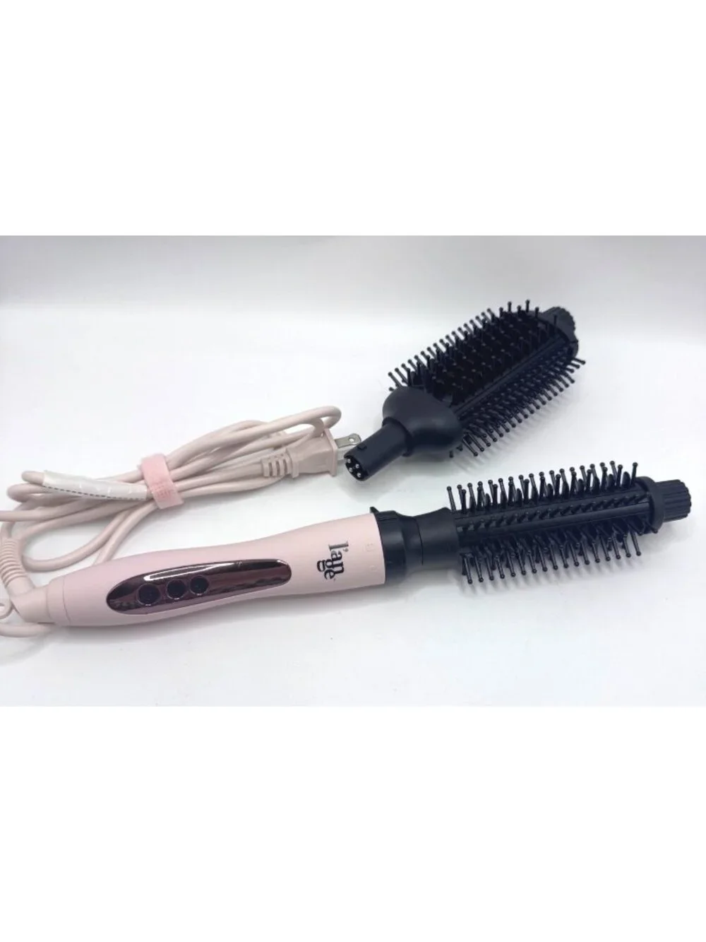 Lange 2-In-1 Hair Dryer Brush Interchangeable Attachments Dual Heat Settings Lig